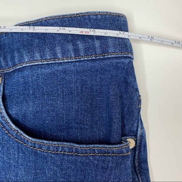 Madewell Denim Mini Skirt Womens Blue Size 32 5 Pocket Step Hem Edition Ladies - Picture 6 of 10